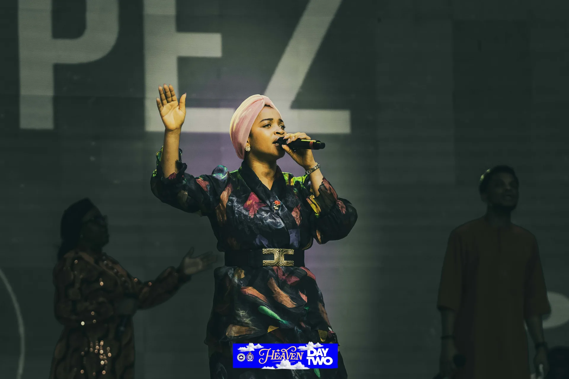 Blessing Lopez singing during Day Two of IYC 2026