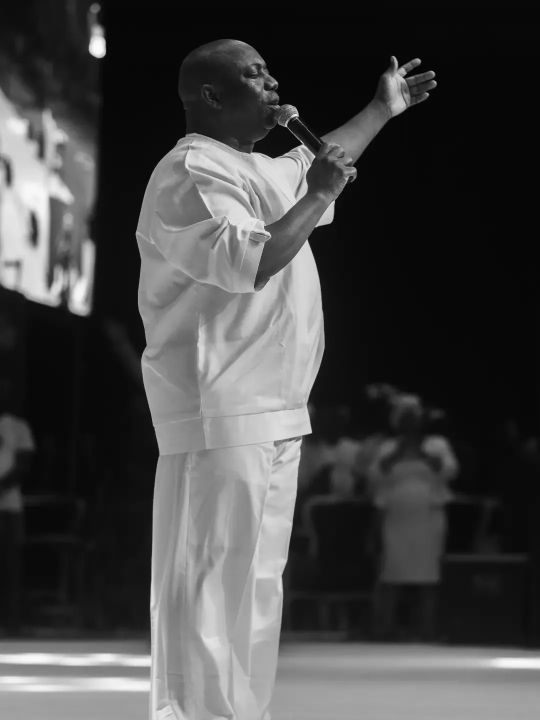 Pastor Sola Olukoya teaching on holiness during Day Two