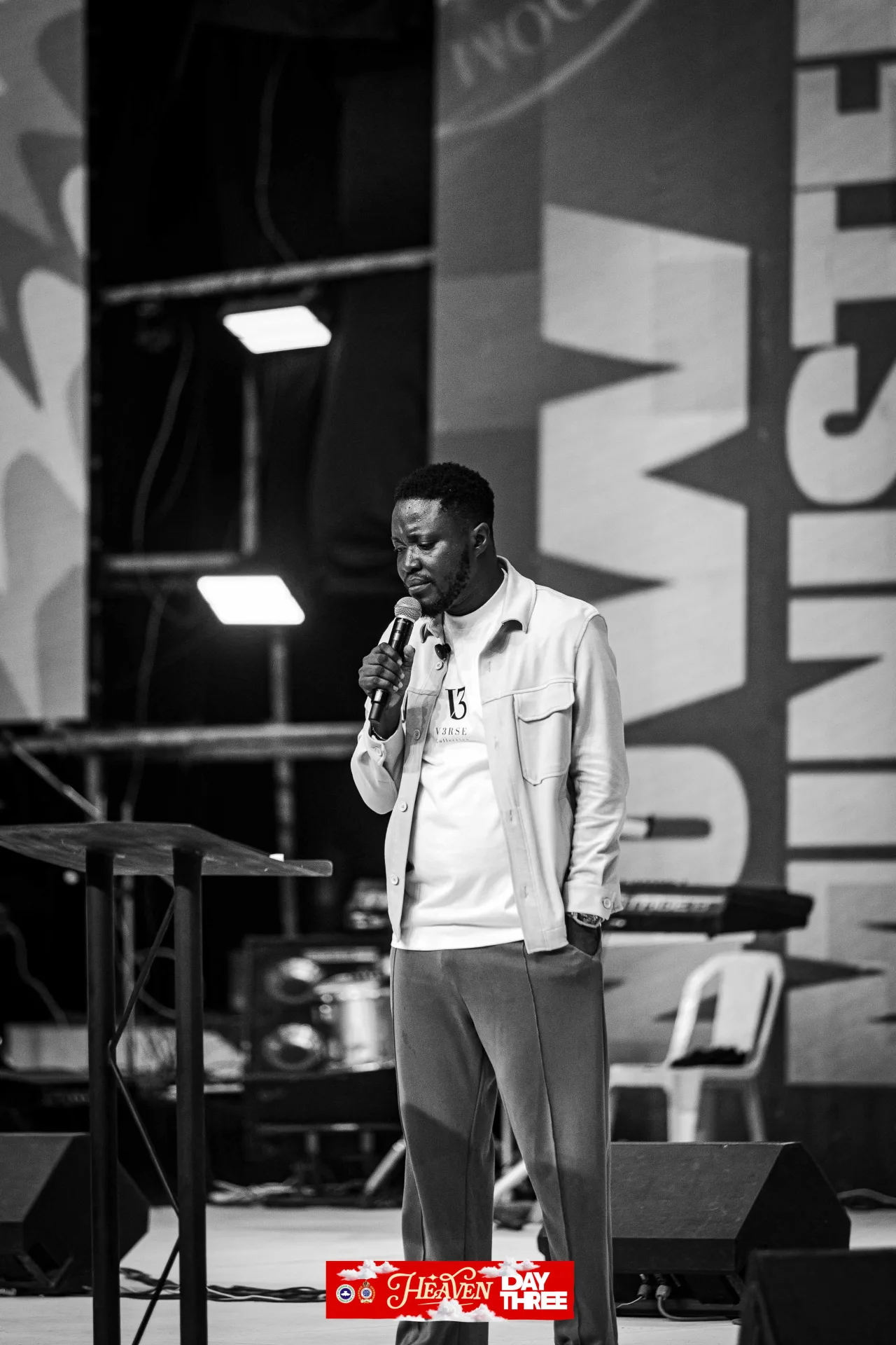Pastor Phillip Olubakin addressing young adults at IYC 2026