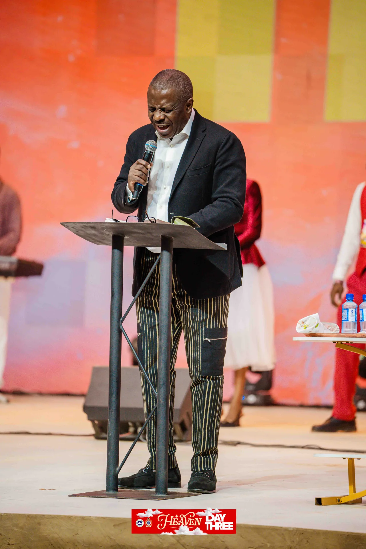 Pastor Poju Oyemade teaching during Day Three