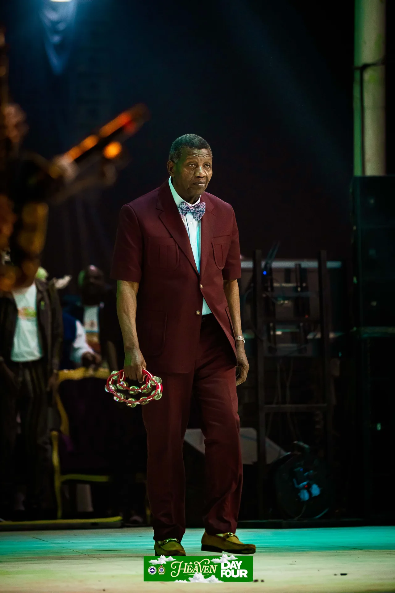 Pastor E.A. Adeboye ministering at IYC 2026