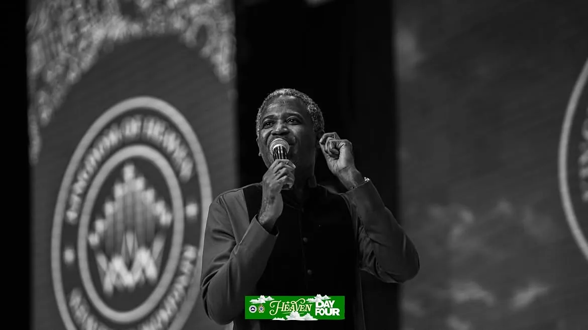 Pastor Kola Oyeneyin during the Day Four Word session