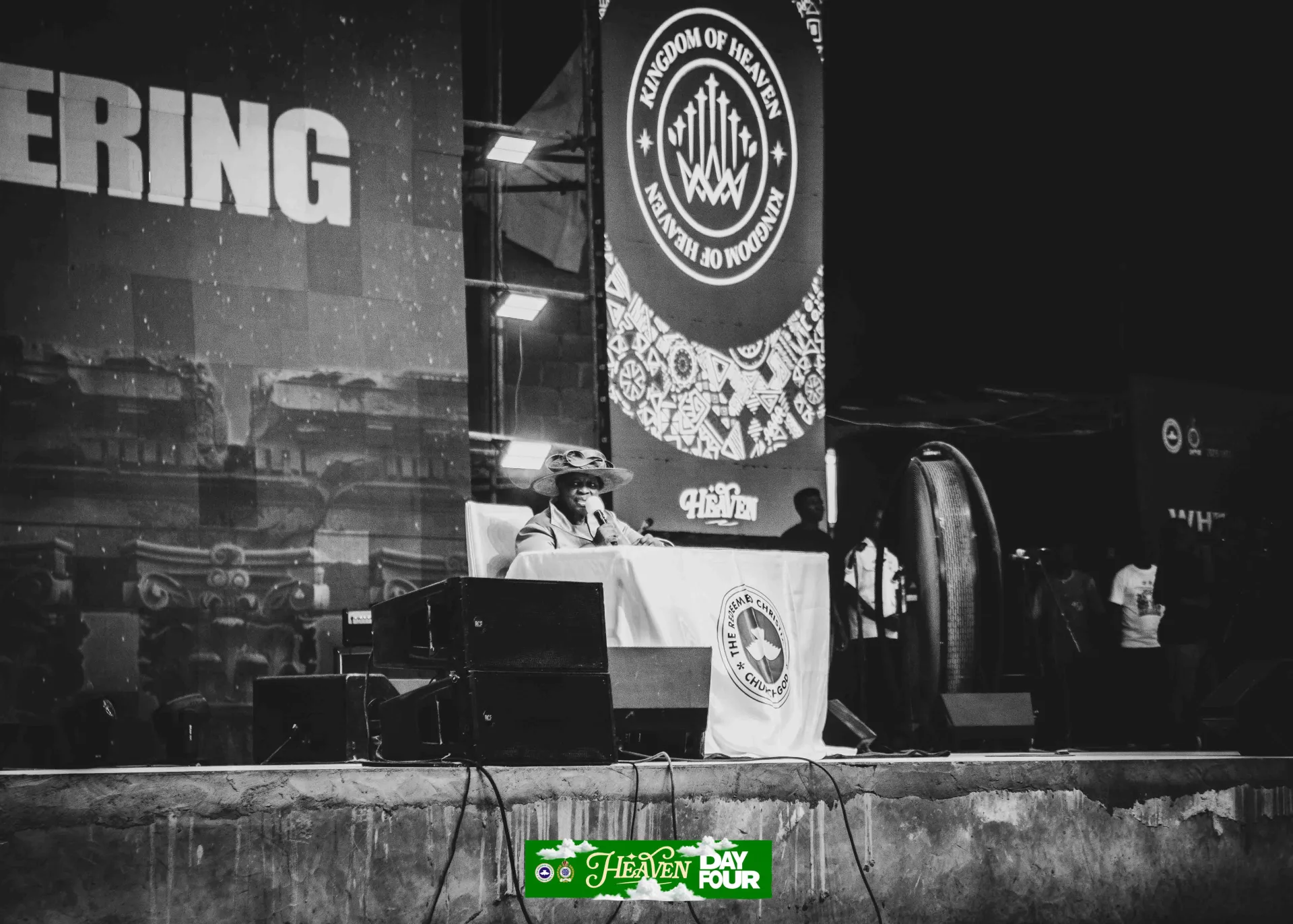 Mummy G.O. addressing the youth convention