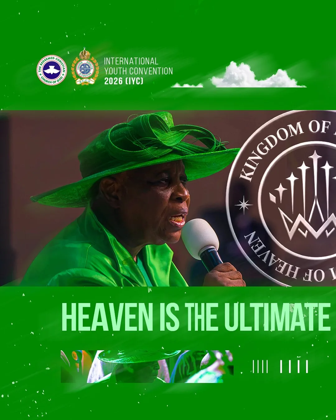 Pastor Mrs Folu Adeboye teaching that Heaven is the believer’s ultimate goal