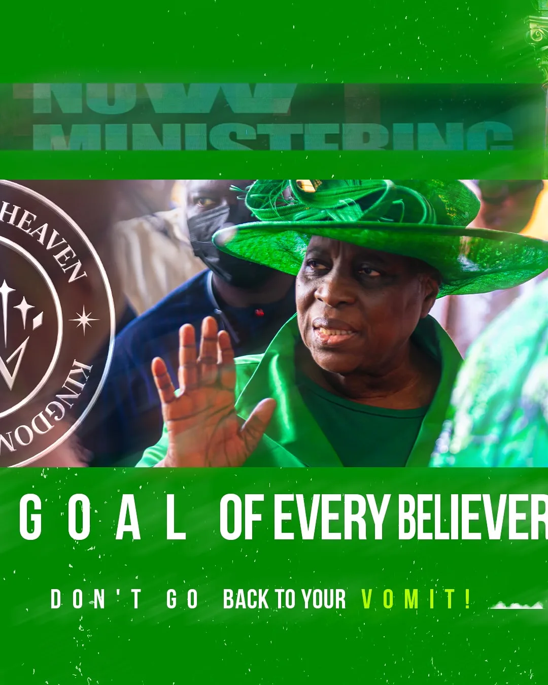 Pastor Mrs Folu Adeboye teaching that Heaven is the believer’s ultimate goal